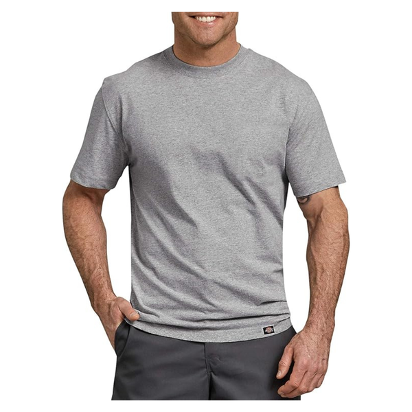Dickies Men's Short Sleeve Heavyweight Crew Neck Work Utility T Shirt