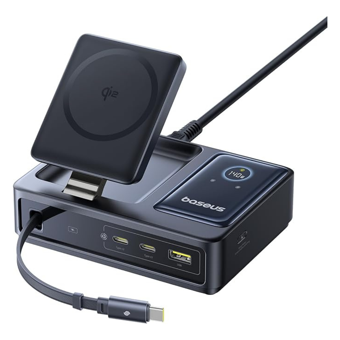 Baseus Nomos 5-In-1 Qi2 Certified 15W Magnetic Charging Station