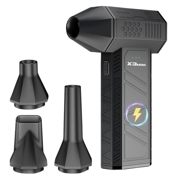 Konpayde 180,000 RPM 3-Speed Cordless Electric Air Duster W/ 4 Nozzles