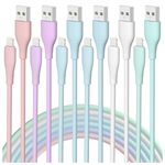 6-Pack Estbuc iPhone Lightning Charger Cables (3/3/6/6/6/10 FT)