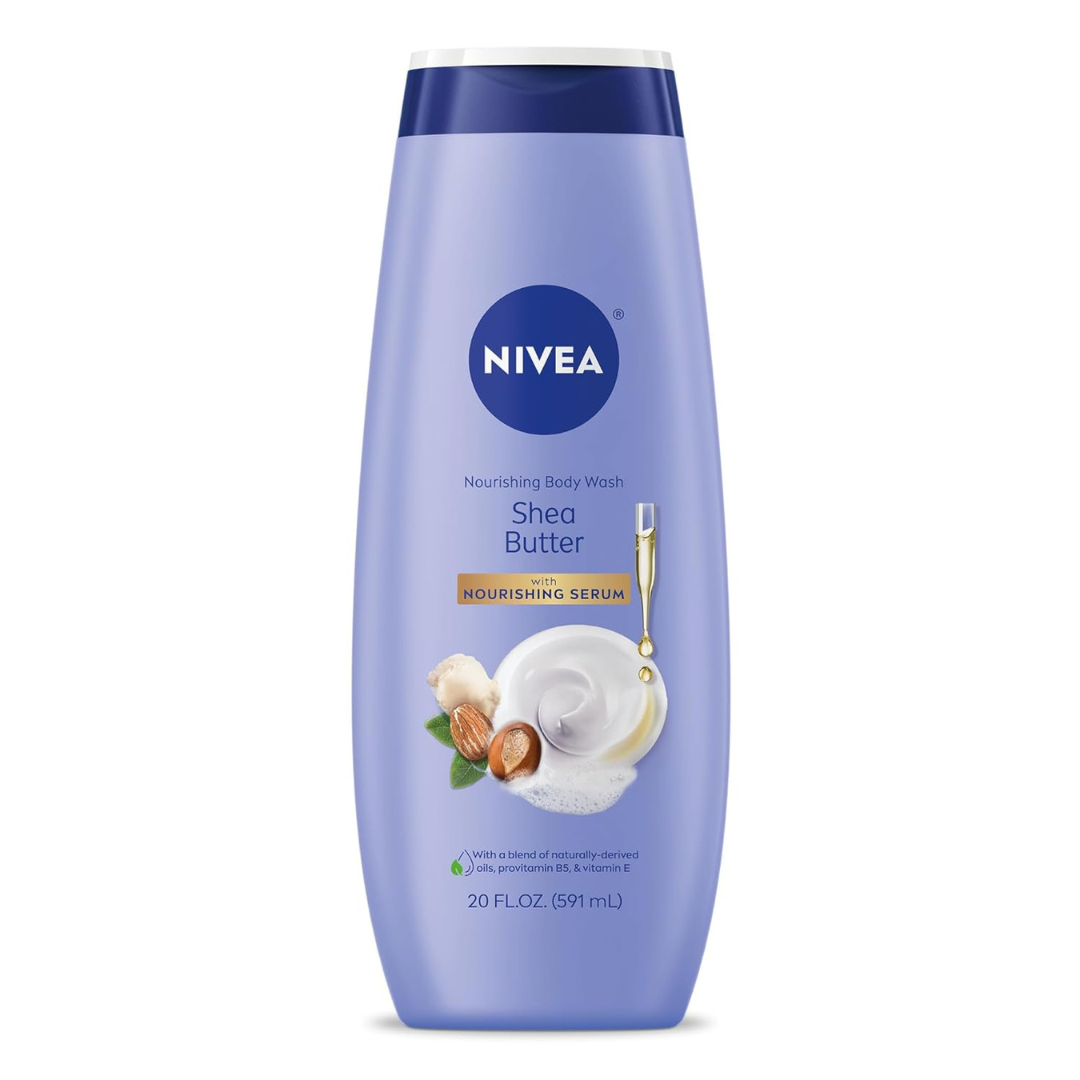 20oz NIVEA Shea Butter Care Body Wash With Nourishing Serum