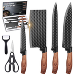 6-Piece Stainless Steel Professional Kitchen Knife Set