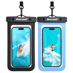 2-Pack 8.3" Hiearcool IPX8 Waterproof Phone Pouch