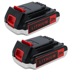 2-Pack 4.0Ah 20V Lithium Replacement Battery