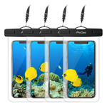 4-Pack ProCase Waterproof Phone Pouch (Clear)