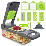 LSLCQW 16-in-1 Multifunctional 8 Blades Food Chopper with Container