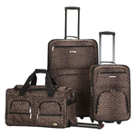 3-Piece Rockland Vara Softside Expandable Luggage Set (20"/22"/28")