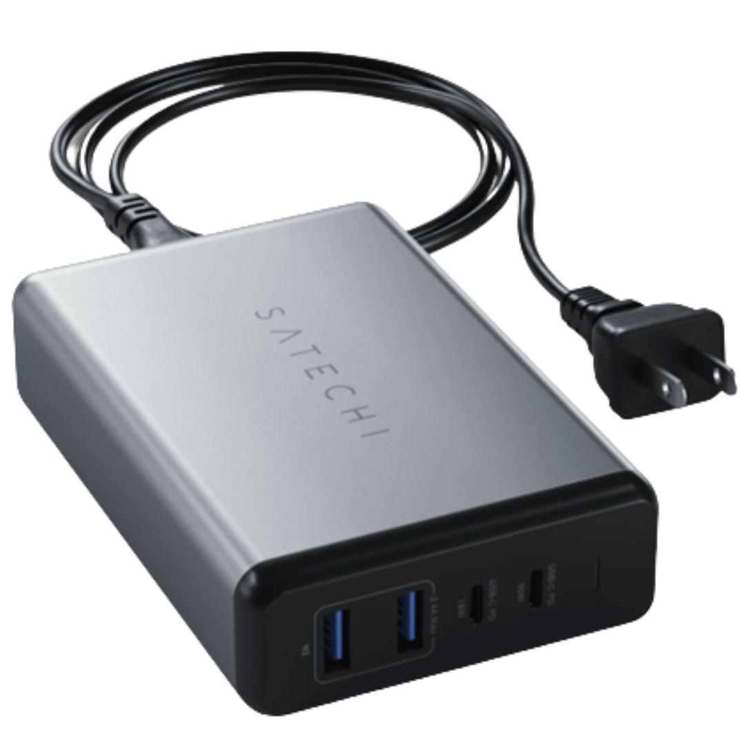 Satechi 108W Pro Desktop Charging Station With 2 USB-C & 2 USB-A Ports