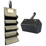 Longjet Travel Jewelry And Sunglasses Roll Organizer Case