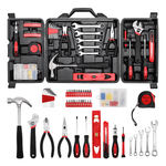 147-Piece Basic Household Repair Tool Kit With Storage Tool Box
