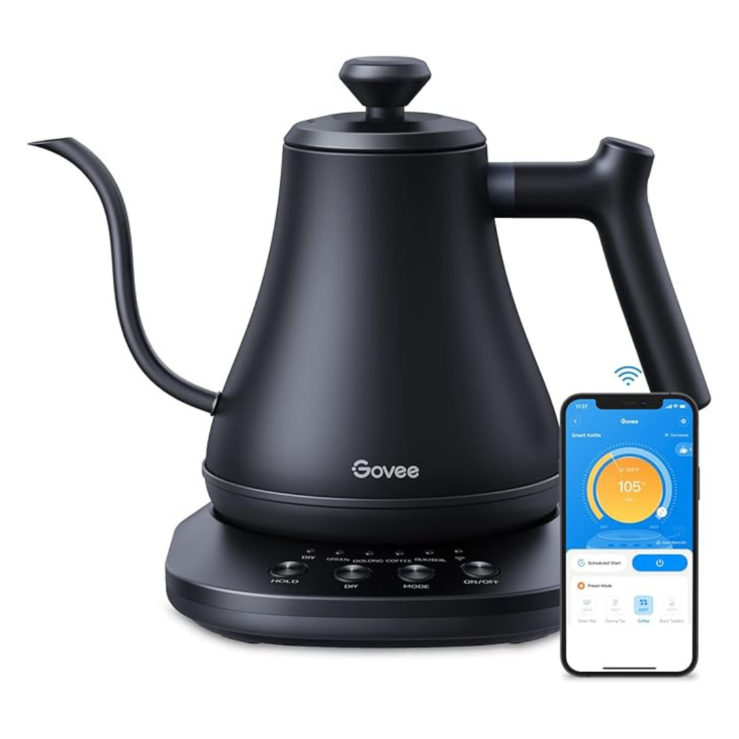 Govee 1200W Stainless Steel 0.8L Smart Electric Kettle