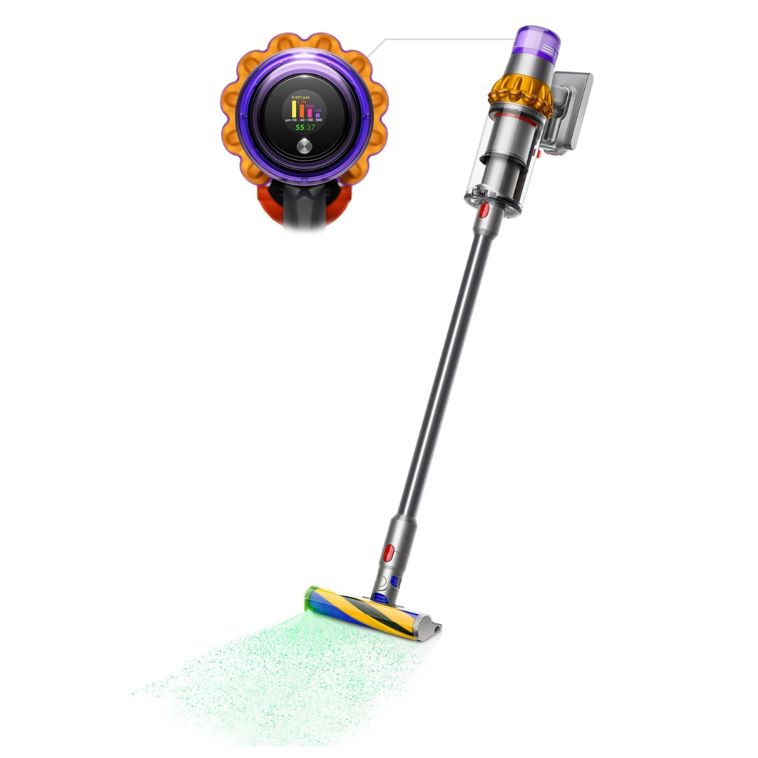 Dyson V15 Detect Total Clean Extra Cordless Vacuum (Yellow/Nickel) [Certified Refurb]