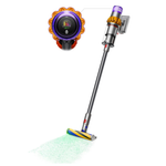 Dyson V15 Detect Total Clean Extra Cordless Vacuum (Yellow/Nickel) [Certified Refurb]