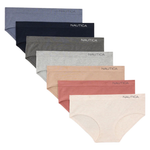 7-Pack Nautica Women's Seamless Hipster Brief (Jet Black)