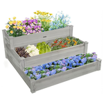 Zsywodfo 3-Tier Raised Garden Bed With Fabric Liner