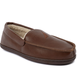 Nautica Men's Faux-Fur-Lined Slipper