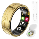 Smart Fitness Ring With Heart Rate Monitor Pedometer
