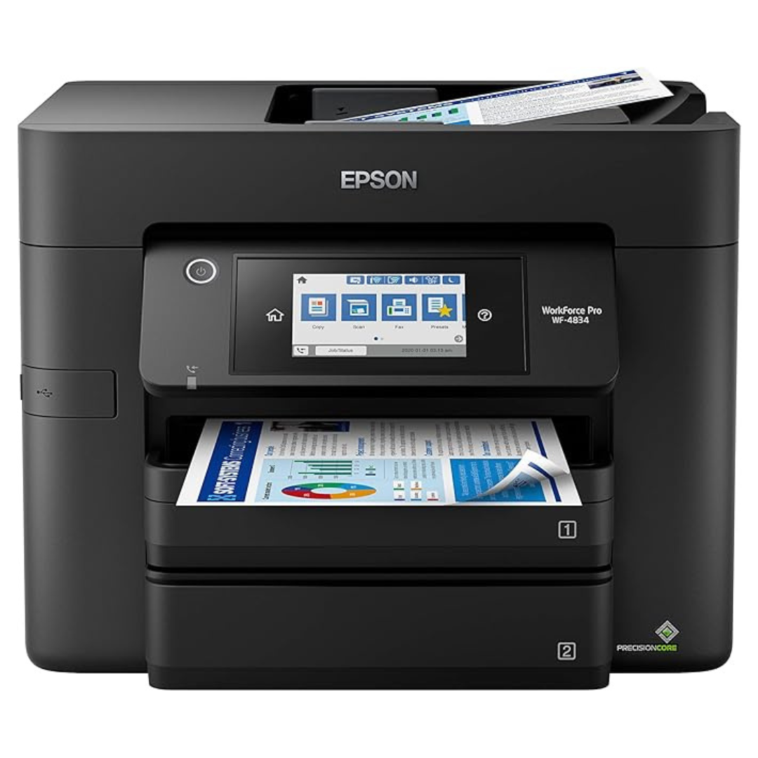 Epson Workforce Pro WF-4834 Wireless Inkjet 4-In-1 Printer