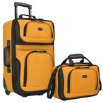 2-Piece U.S. Traveler Rio Carry-On Luggage Set (3 Colors)