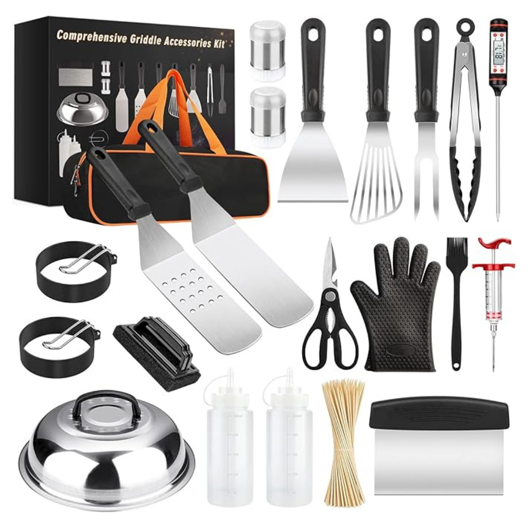 121-Pieces Professional Griddle Accessories Kit And Camp Chef