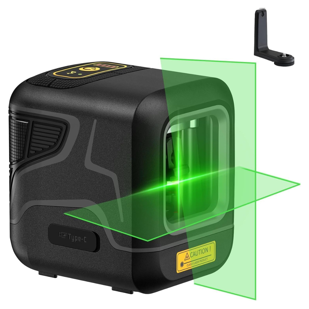 100ft Fanttik D2 Pocket Green Self-Leveling Cross Line Laser