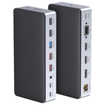 16 in 1 Multiport Adapter Hub With Triple Display Docking Station