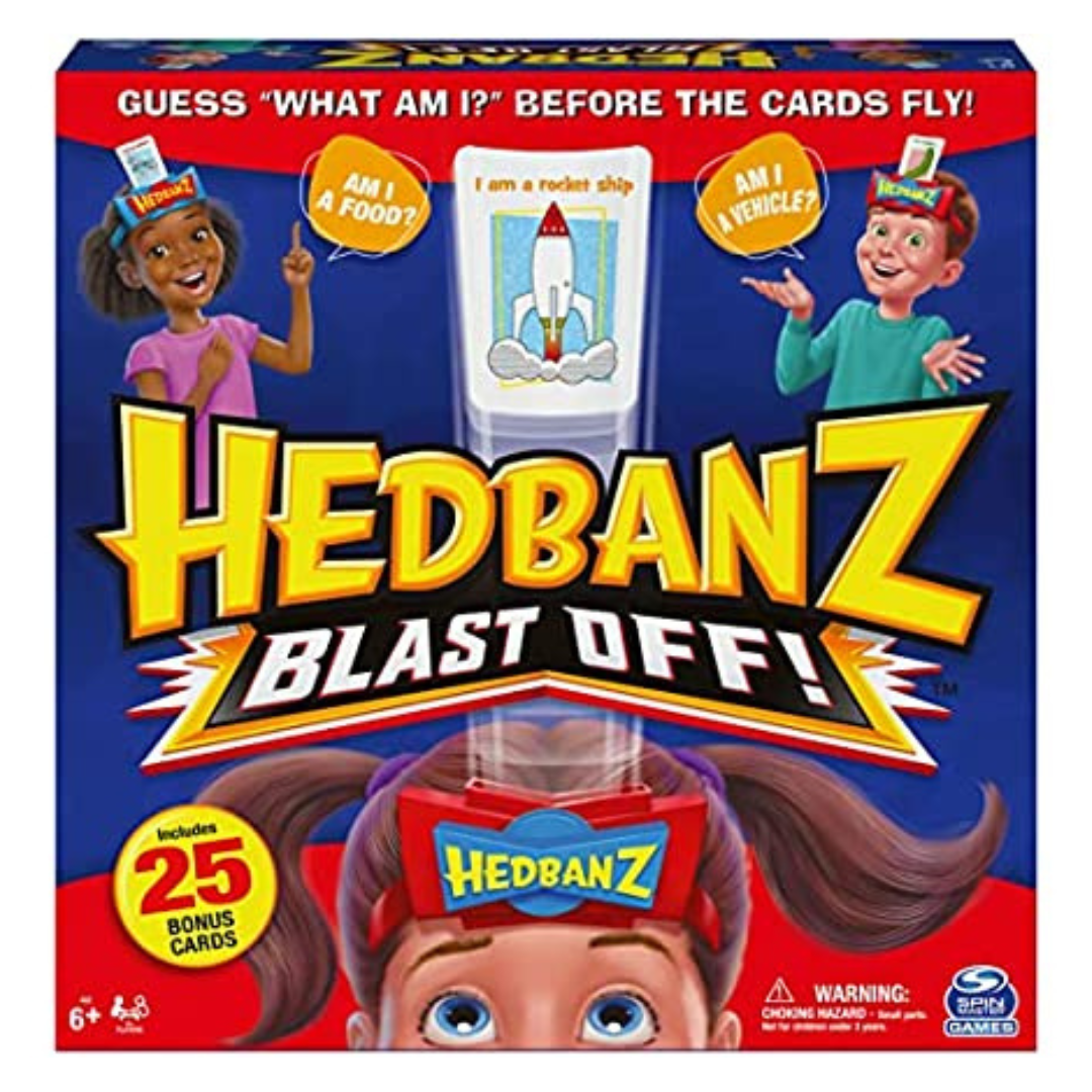 Hedbanz Blast Off! Guessing Game With 25 Bonus Cards