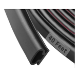 40-Ft D-Shape Rubber Weather Stripping
