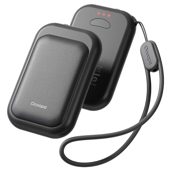 2-Pack Ocoopa 5000mAh Magnetic Rechargeable Hand Warmers (Black)