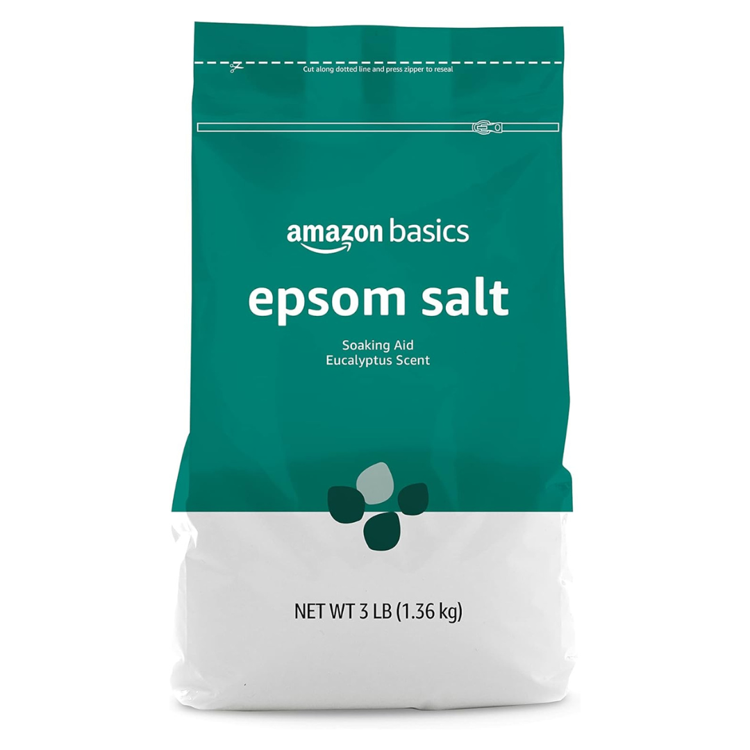 Amazon Brand 3-Pound Solimo Epsom Salt Soaking Aid