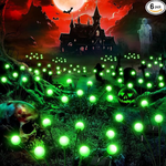 6-Pack 48 LED Halloween Decorations Outdoor Swaying Solar Lights