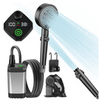 6000mAh Rechargeable Portable Camping Shower With Digital Display