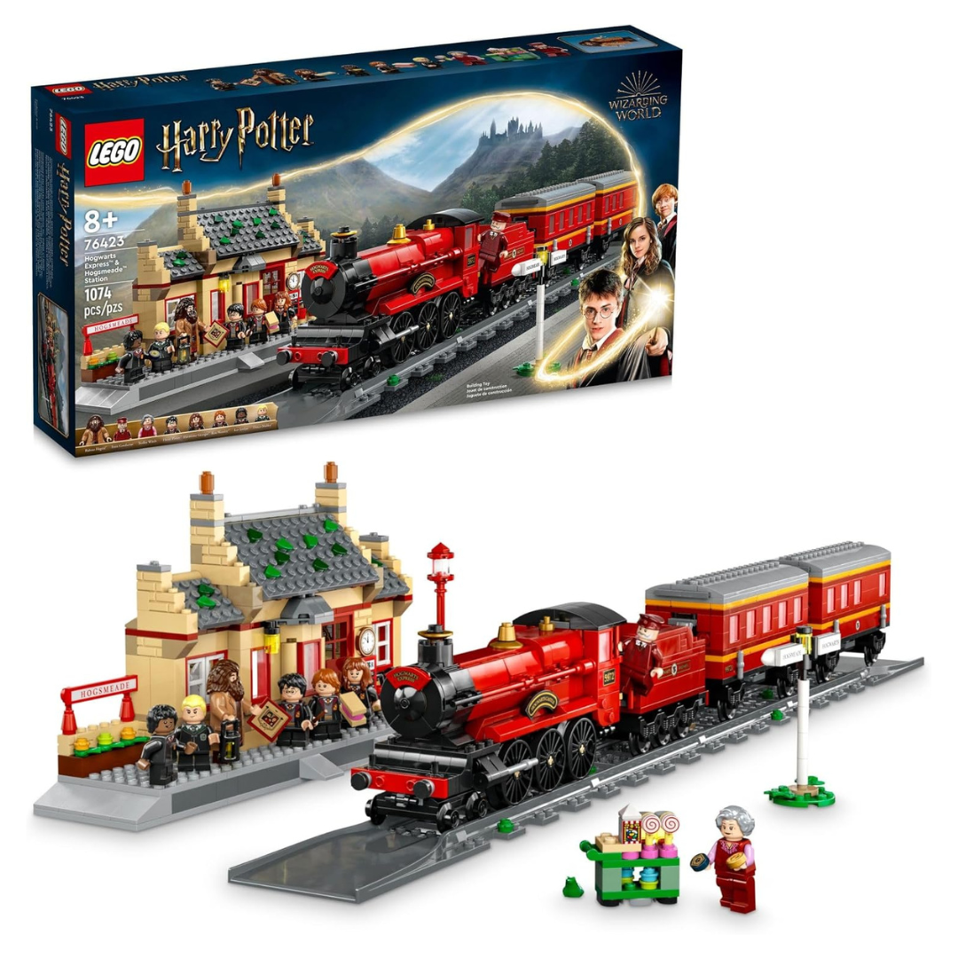 1074-Piece LEGO Harry Potter Hogwarts Express + Hogsmeade Station