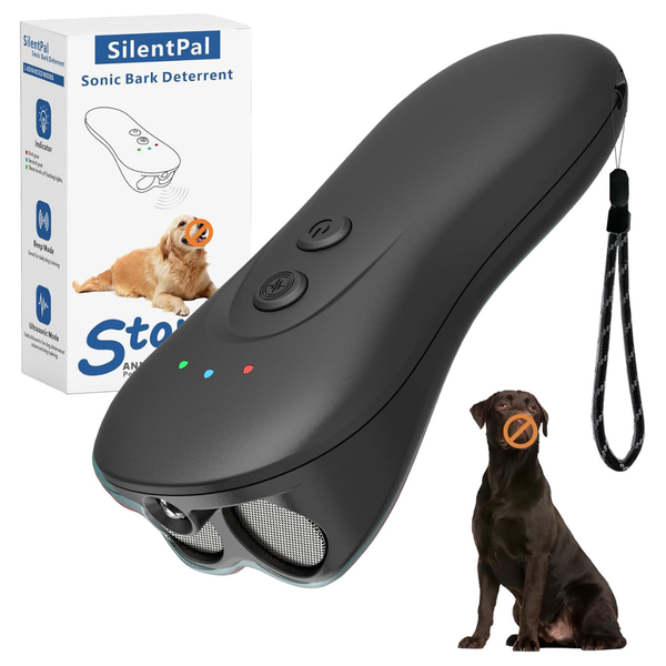 Ultrasonic Dog Bark Deterrent Device With Sonic Emitters