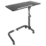 Overbed Table with Wheels Adjustable Height (2 Color)