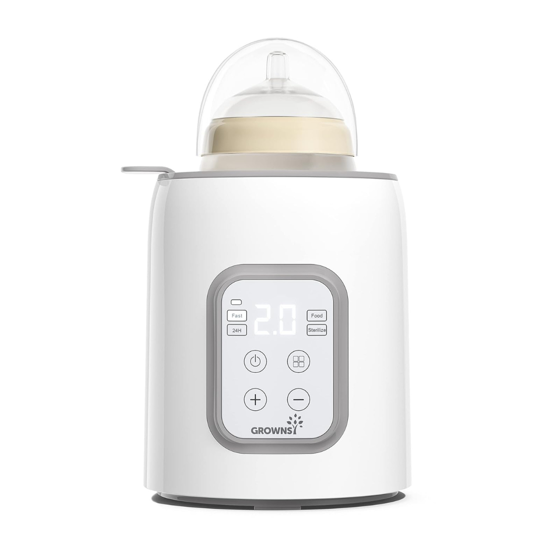 Grownsy 8-in-1 Baby Bottle Warmer & Sterilizer W/ Timer