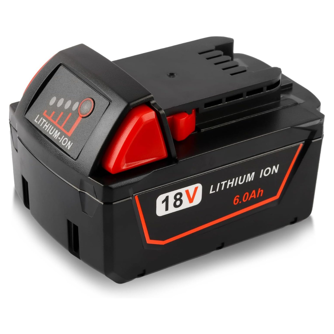 18V 6.0Ah Replacement For Milwaukee M18 Battery