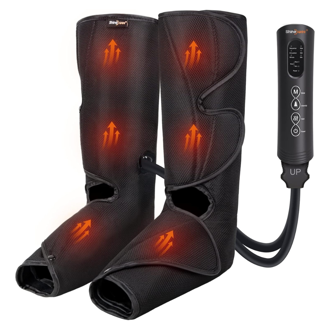 Shine Well Leg Compression Massager With Heat