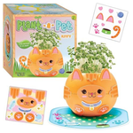 Creativity For Kids: Plant-A-Pet Kitty – Arts and Crafts Kit, Chia Seed Plant Pet (Sprouts In 3-5 Days)