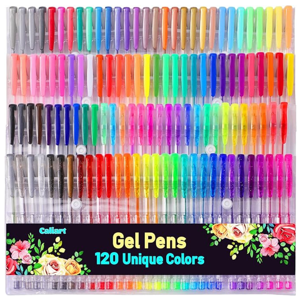 Caliart 120 Colors Gel Pens Set