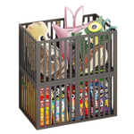 2-Pack Large 90L Bamboo Stuffed Closet Storage Organizer Bins