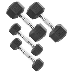 50-Lb CAP Barbell Coated Dumbbell Weight Set
