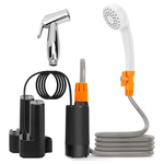 Outdoor Camp Shower Head With 2 Batteries