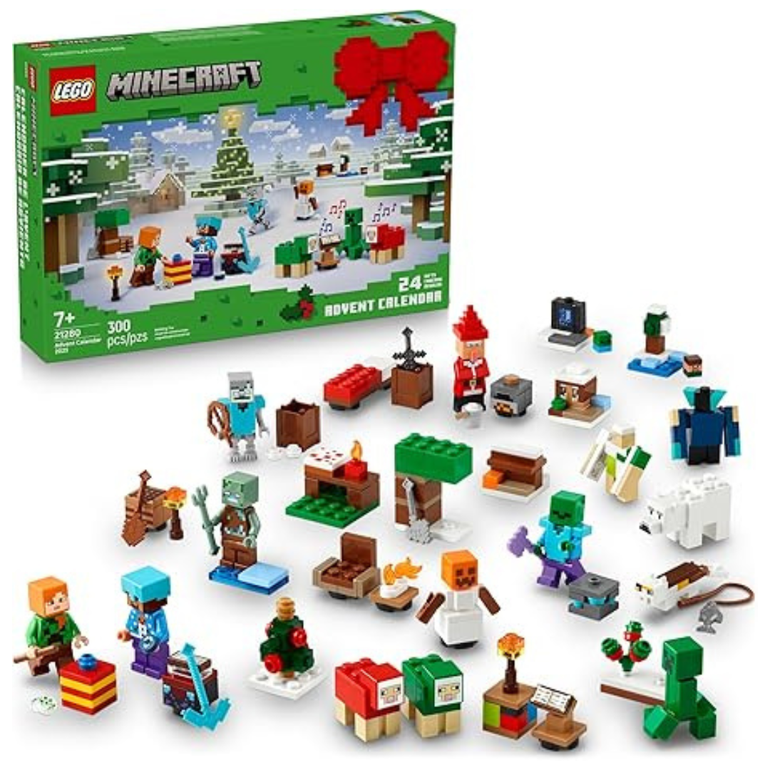 300-Piece LEGO Minecraft Advent Calendar 2025 (21280)