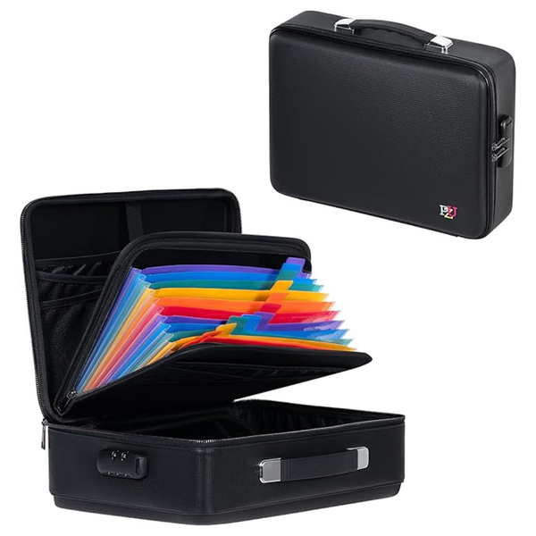 Waterproof & Fireproof Document Box With Lock