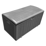 130 Gal. Hampton Bay Outdoor Storage Deck Box With Lockable Lid