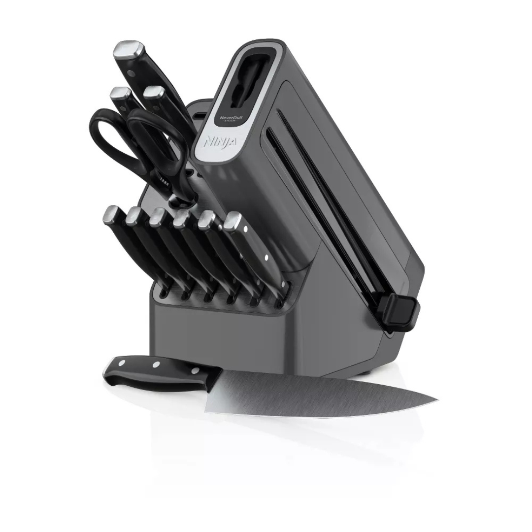 Ninja NeverDull Essential 12-Piece Knife System With Built In Sharpener