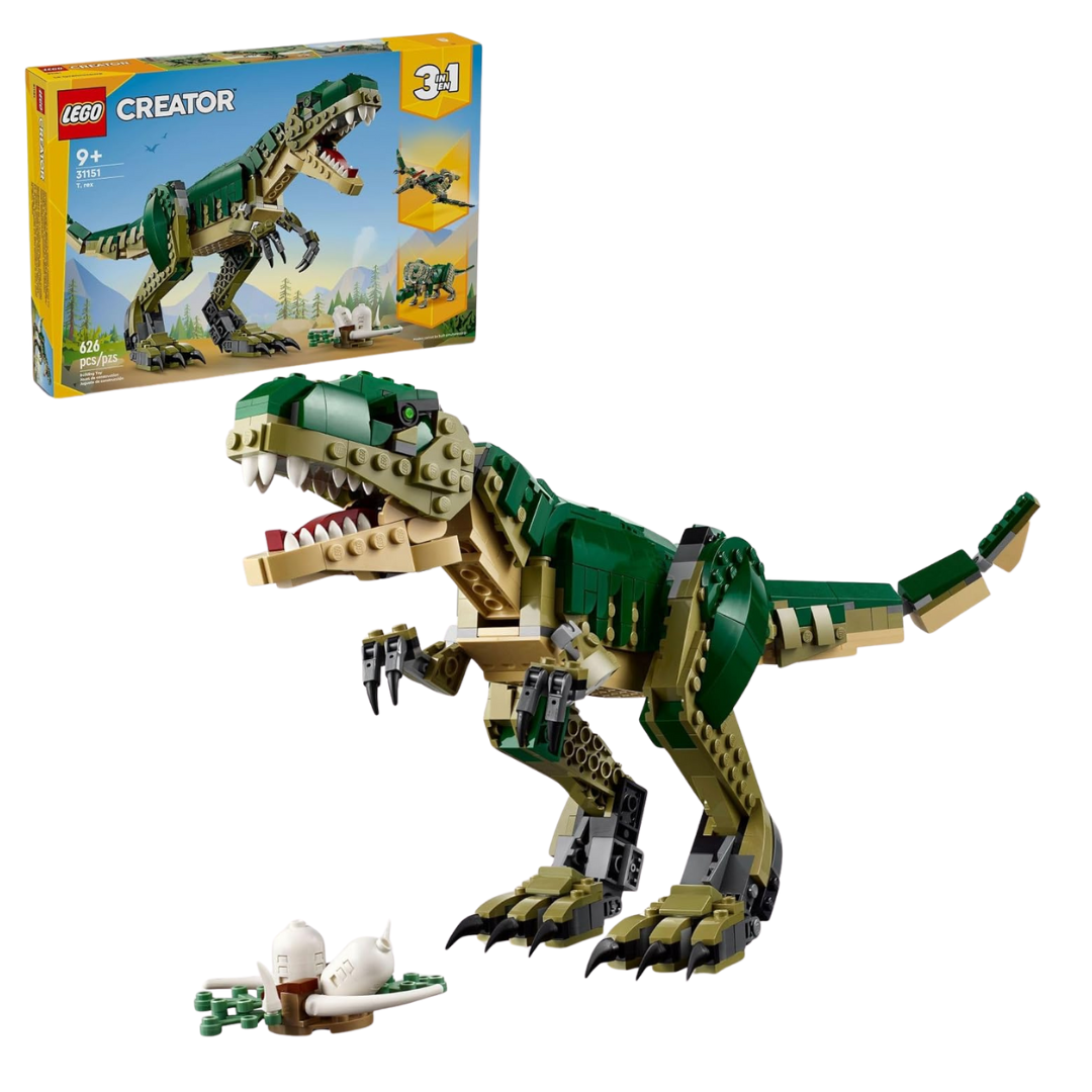 LEGO Creator 3-in-1 T-Rex Dinosaur Toy (31151)