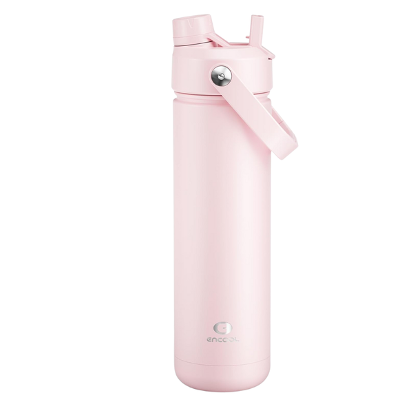 26oz Insulated Stainless Steel Water Bottle With Straw And Twist Cap