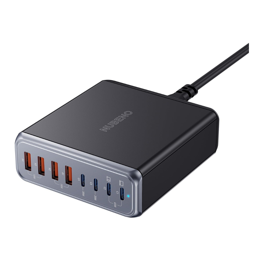 8-Port 140W Nubeno K44 USB-C & USB-A Fast Charging Station